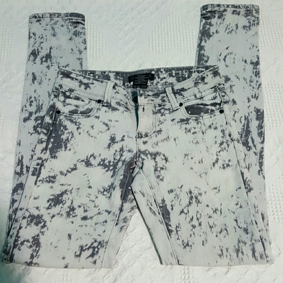 Black Crystal Denim Jeans - Picture 1 of 4